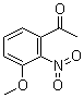 structure of CAS# 33852-43-6, 3'-甲氧基-2'-硝基苯乙酮