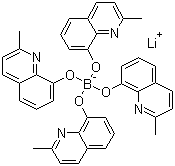 structure of CAS# 338949-42-1, 四(2-甲基-8-羟基喹啉)硼锂
