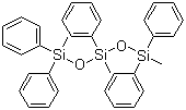 CAS # 3390-61-2, 1,1,3,5,5-Pentaphenyl-1,3,5-trimethyltrisiloxane, 1,3,5-Trimethyl-1,1,3,5,5-pentaphenyltrisiloxane