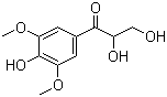 CAS # 33900-74-2, 2,3,4'-Trihydroxy-3',5'-dimethoxypropiophenone