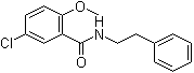 CAS # 33924-49-1, N-Phenethyl-5-chloro-2-methoxybenzamide