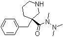 CAS # 339539-84-3, (3R)-3-(Phenylmethyl)-3-piperidinecarboxylic acid trimethylhydrazide