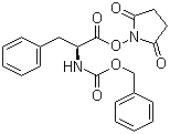 structure of CAS# 3397-32-8, N-苄氧羰基-L-苯丙氨酸 N-羟基琥珀酰亚胺酯