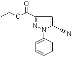 5-Cyano-1-phenyl-1H-pyrazole-3-carboxylic acid ethyl ester molecular structure (CAS 3399-56-2)