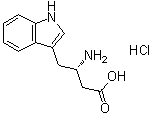 structure of CAS# 339994-86-4, (betaS)-beta-Amino-1H-indole-3-butanoic acid monohydrochloride