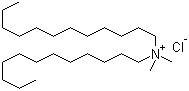 structure of CAS# 3401-74-9, Didodecyl dimethyl ammonium chloride