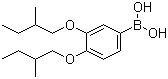 CAS 登录号：340148-67-6, 3,4-双(2-甲基丁氧基)苯硼酸