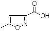 5-Methylisoxazole-3-carboxylic acid molecular structure (CAS 3405-77-4)