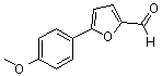 structure of CAS# 34070-33-2, 5-p-Anisylfurfural
