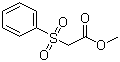 structure of CAS# 34097-60-4, 苯磺酰乙酸甲酯