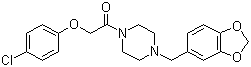 structure of CAS# 34161-24-5, Fipexide