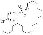 Octadecyl 4-chlorobenzenesulfonate molecular structure (CAS 34184-41-3)