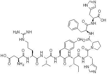 CAS 登录号：34273-12-6, 血管紧张素-(1-9)