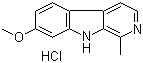 structure of CAS# 343-27-1, Harmine hydrochloride