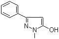 structure of CAS# 34347-81-4, 1-Methyl-3-phenyl-1H-pyrazol-5-ol