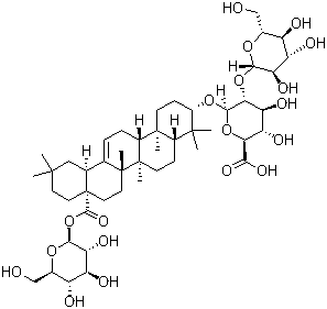 Ginsenoside Ro molecular structure (CAS 34367-04-9)