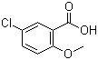 5-Chloro-2-methoxybenzoic acid molecular structure (CAS 3438-16-2)