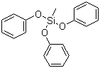 Methyltriphenoxysilane molecular structure (CAS 3439-97-2)