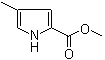 structure of CAS# 34402-78-3, 4-甲基-1H-吡咯-2-羧酸甲酯