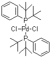 CAS # 34409-44-4, trans-Dichlorobis(di-tert-butylphenylphosphine)palladium(II), ditert-butyl(phenyl)phosphane dichloropalladium