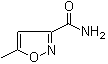 CAS # 3445-52-1, 5-Methyl-3-isoxazolecarboxamide, 3-Carbamoyl-5-methylisoxazole, NSC 18369