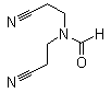 N,N-Bis(2-cyanoethyl)formamide molecular structure (CAS 3445-84-9)