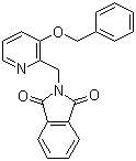 CAS 登录号：344569-80-8, 2-[[3-(苯基甲氧基)-2-吡啶基]甲基]-1H-异吲哚-1,3(2H)-二酮