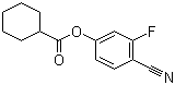CAS # 344749-25-3, Cyclohexanecarboxylic acid 4-cyano-3-fluorophenyl ester