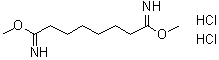 structure of CAS# 34490-86-3, Dimethyl suberimidate dihydrochloride