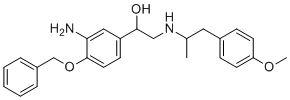 CAS # 345288-56-4, Formoterol impurity 18, 1-(3-amino-4-(benzyloxy)phenyl)-2-((1-(4-methoxyphenyl)propan-2-yl)amino)ethan-1-ol