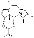 11,13-Dihydrohelenalin methacrylate molecular structure (CAS 34532-68-8)