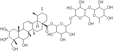 CAS 登录号：34540-22-2, 羟基积雪草甙