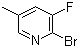 structure of CAS# 34552-16-4, 2-Bromo-3-fluoro-5-methylpyridine
