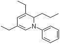 structure of CAS# 34562-31-7, 3,5-Diethyl-1-phenyl-2-propyl-1,2-dihydropyridine