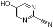 structure of CAS# 345642-86-6, 5-Hydroxy-2-pyrimidinecarbonitrile