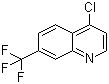 4-Chloro-7-(trifluoromethyl)quinoline molecular structure (CAS 346-55-4)