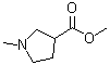 structure of CAS# 34616-29-0, Methyl N-methylpyrrolidine-3-carboxylate