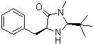 structure of CAS# 346440-54-8, (2S,5S)-(-)-2-叔丁基-3-甲基-5-苄基-4-咪唑啉酮