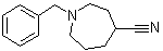 structure of CAS# 346735-00-0, 六氢-1-苄基-1H-氮杂卓-4-甲腈