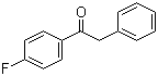 structure of CAS# 347-84-2, 4'-氟-2-苯基苯乙酮