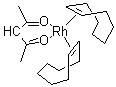 CAS # 34767-55-0, Bis(cyclooctene)(2,4-pentanedionato)rhodium, (2,4-Pentanedionato)bis(eta2-cyclooctene)rhodium, (Acetylacetonato)bis(cyclooctene)rhodium