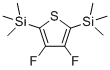 structure of CAS# 347838-12-4, 3,4-Difluoro-2,5-bis(trimethylsilyl)thiophene