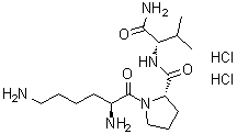 CAS 登录号：347870-98-8, L-赖氨酰-L-脯氨酰-L-缬氨酰胺二盐酸盐