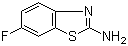 2-氨基-6-氟苯并噻唑分子结构 (CAS 348-40-3)