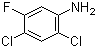 2,4-Dichloro-5-fluoroaniline molecular structure (CAS 348-64-1)