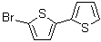 CAS # 3480-11-3, 5-Bromo-2,2'-bithiophene, 5-Bromo-2,2'-dithiophene, 5-Bromo-alpha-dithienyl
