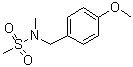 CAS 登录号：34825-81-5, N-(4-甲氧基苄基)-N-甲基甲烷磺酰胺