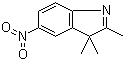 5-Nitro-2,3,3-trimethylindolenine molecular structure (CAS 3484-22-8)