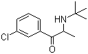 Bupropion molecular structure (CAS 34841-39-9)