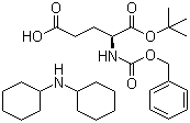 structure of CAS# 34897-61-5, N-(苯基甲氧基羰基)-L-谷氨酸 1-(叔丁基)酯二环己基胺盐